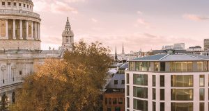 The view over the City of London from luxurious flexible offices on Cheapside