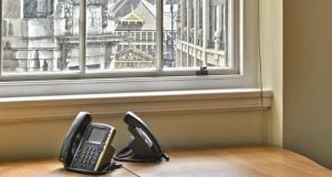 The view from a window at the luxury offices on Leadenhall Street