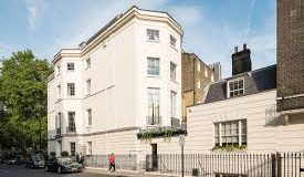An exterior shot of the private members business club and managed offices in Mayfair