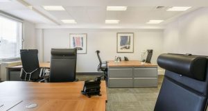 A private suite at the office space for rent on Farm Street in Mayfair