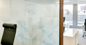 An example of the partitioning available at the serviced office space in Soho