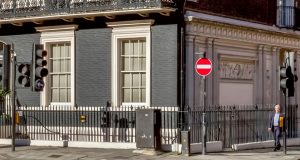 The exterior of the luxury office space property on Cavendish Square in Marylebone