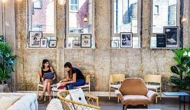 A chill out area at the Victoria House offices in Holborn