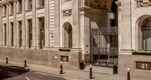 The exterior of the office space property on Lothbury