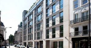 An external shot of the landmark office space in Mayfair