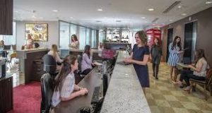 Coworking desk options at the corporate HQ office space in Mayfair