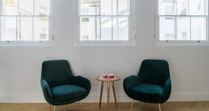 A seating area within the collaborative workspace in Mayfair