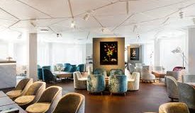 Premium furniture at one of the lounges at the luxury coworking space in Mayfair