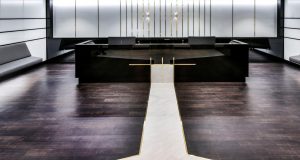 The reception area of the luxury flexible offices in Mayfair