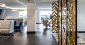 A refreshments area at the luxury flexible offices in Mayfair