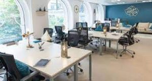 A private suite at the Birchin Court office space in Bank