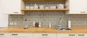 A kitchen area at the office space on Henrietta Street in Covent Garden