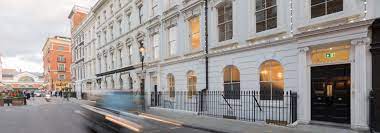 The exterior of the office space on Henrietta Street in Covent Garden