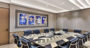 A boardroom that can be hired on an ad hoc basis at the property