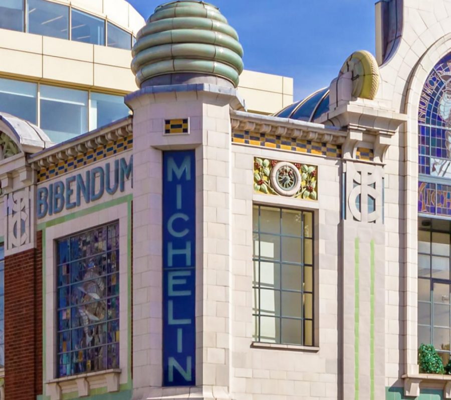 The striking facade of Michelin House that provides luxury office space in Kensington and Chelsea