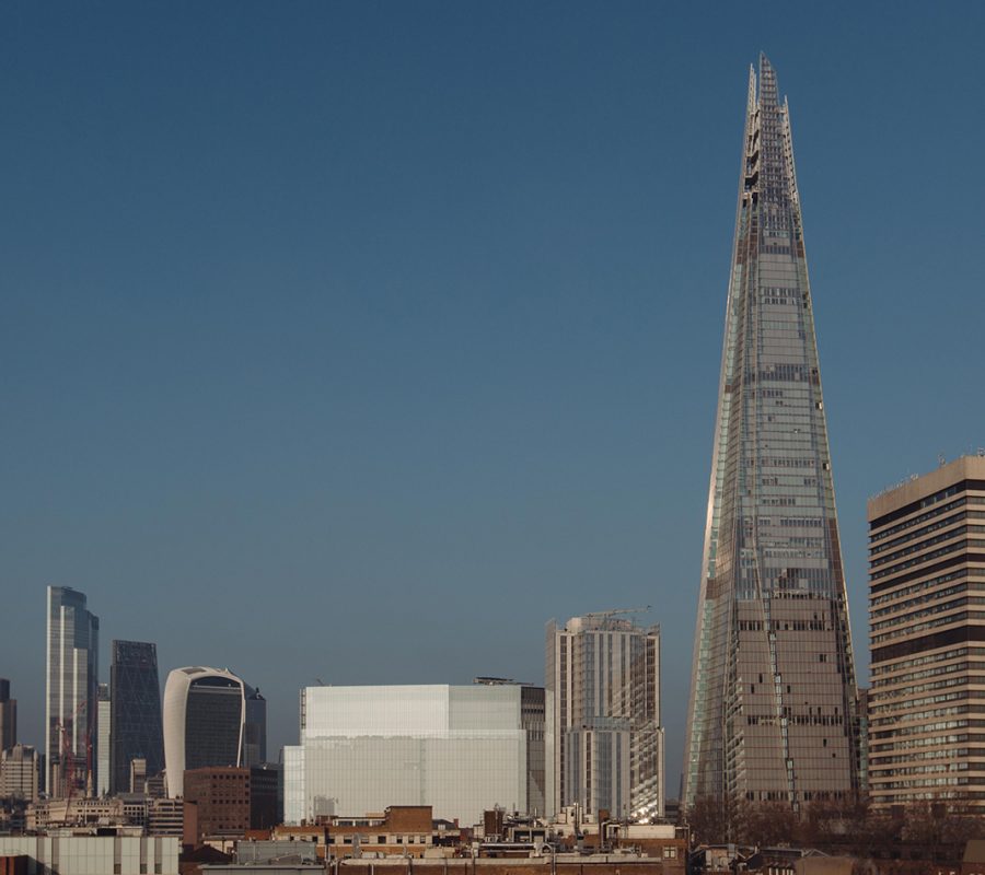 A view of The Shard from afar