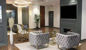 A seating area at the serviced offices Marble Arch