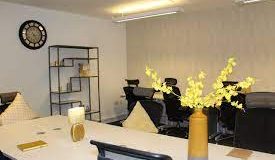 A meeting room that can be hired at the serviced offices Marble Arch