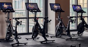 The gym at One Canada Square highlighting the office space in Canary Wharf with premium amenities
