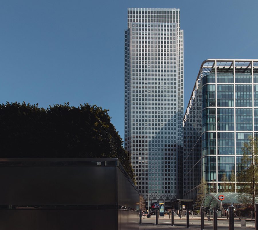 One Canada Square Office Tower in Canary Wharf