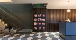The panelling inside 81 Rivington Street in Shoreditch