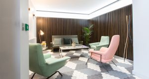 A chill out room at the offices with premium amenities in Shoreditch