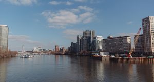 View of Tintagel House in Vauxhall from the River Thames