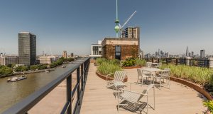 The roof terrace at Tintagel House in Vauxhall