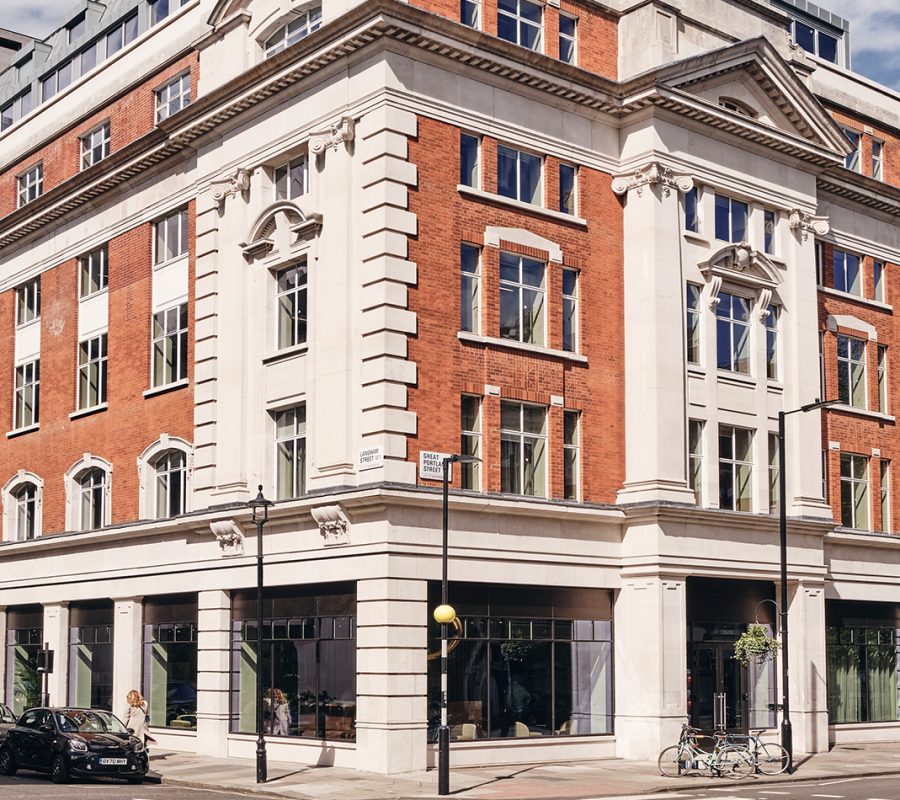 Exterior of Premium Office Building - Brock House in Soho