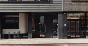 The entrance to the Farringdon office space on Kirby Street