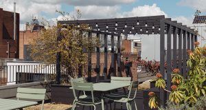 The Roof Terrace of an Eco-Friendly Office Space in Farringdon