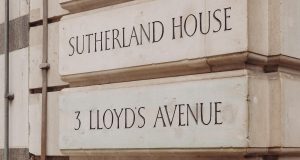 The signage at Sutherland House on 3 Lloyd's Avenue