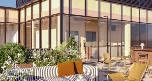 Roof Terrace of The Black and White Building in Shoreditch