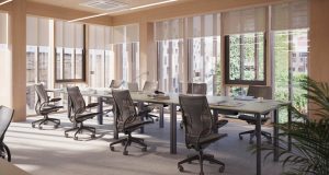A bespoke private office for rent at The Black and White Building in Shoreditch in East London