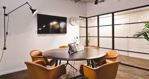 One of the small meeting rooms for hire at The Stanley Building in Kings Cross