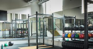The gym at the York House office space property on Pentonville Road