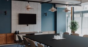 A tech-enabled meeting space at 20 Eastbourne Terrace in Paddington