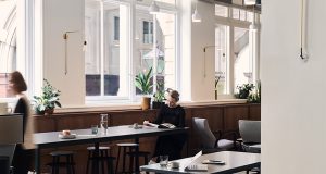 Coworking desks at Warnford Court on Throgmorton Street