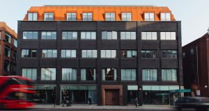 The front elevation of St Dunstans House at 201 Borough High Street in London