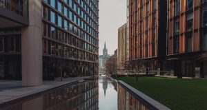 Exterior of The Gridiron Building near Kings Cross St Pancras