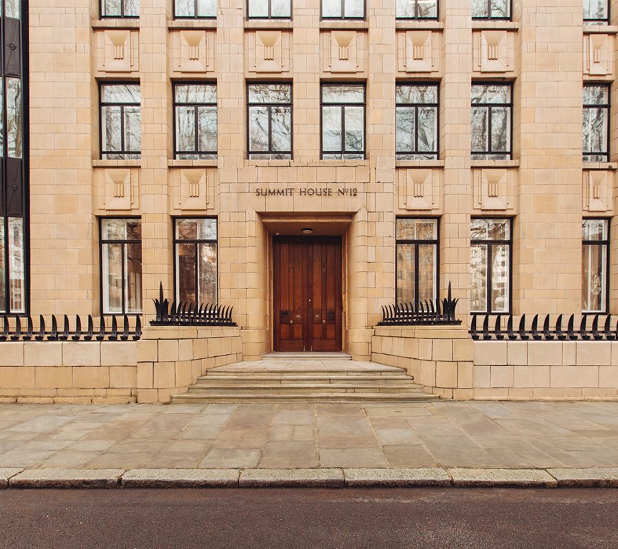 Exterior of Unique Office Space in Holborn in Central London