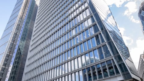 Exterior of 100 Bishopsgate Office Tower