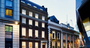 External Shot of Serviced Office Building on Coleman Street in Moorgate