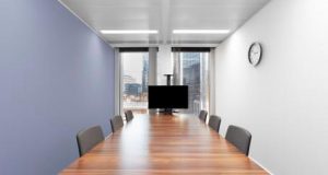 A collaboration space that can be hired at Tower 42 on Old Broad Street in the City of London