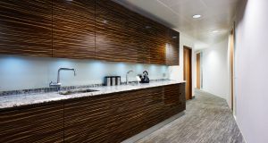 A kitchen refreshments area at the premium office space in Leadenhall EC3