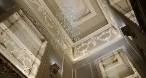 Ornate ceilings and lighting at No. 5 St James's Square