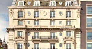 Exterior shot of Lilly House at 13 Hanover Square in Mayfair