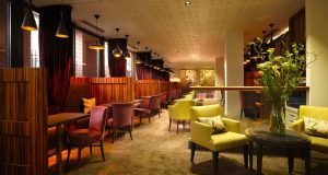 A bar lounge area at Pavilion 96 Kensington High Street in London