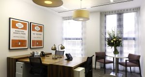An outstanding private office for rent at 96 Kensington High Street in London
