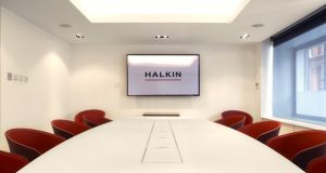 A tech-enabled meeting room for hire at 14 Hanover Square in Mayfair